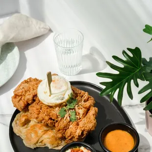 Roti &amp; Fried Chicken