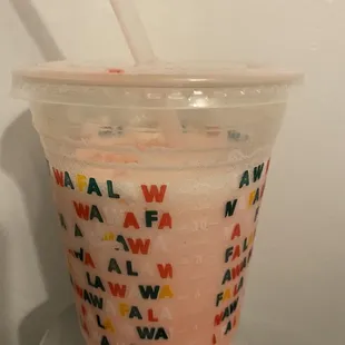 Peppermint milkshake