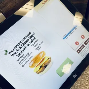 Apparently they haven't had Veggie &amp; Cream Cheese  for  weeks!!! Sad bagel  sandwich :-(