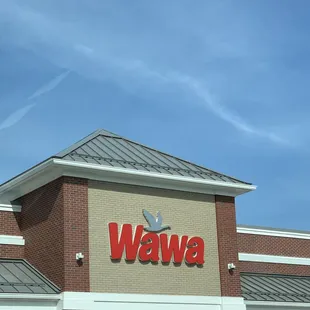 the front of a wawa restaurant