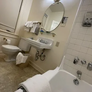 Bathroom with soap dispensers