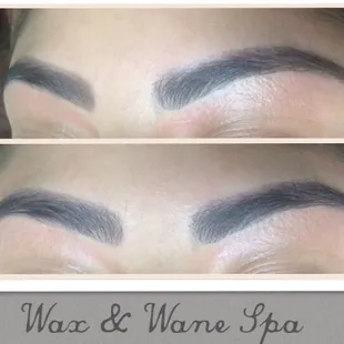 After photo of eyebrow tint and wax!