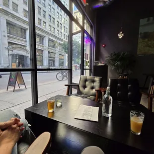 interior, sushi and sashimi