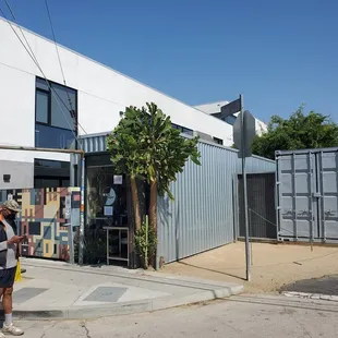 Operating out of a shipping container