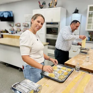Embracing the art of homemade pasta in our adult cooking class