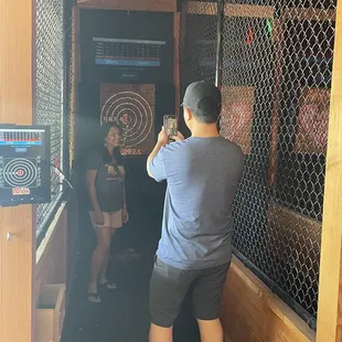 She got the bullseye!