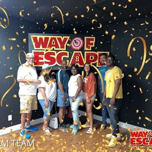 Way of Escape - the Dream Team escaped with 22 minutes left!