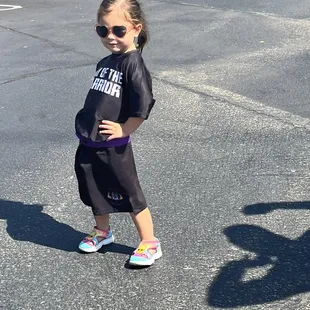 Rocking her WOTW uniform