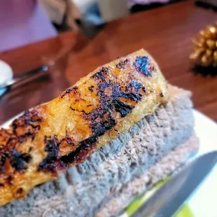Pandan French Toast. $18. Very tasty with a good presentation. Kaya jam could be stronger