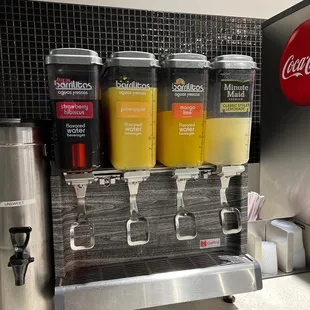 Other drinks options.