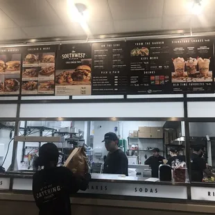 Front counter on Thursday, 1/18/24. Picking up my to-go order.