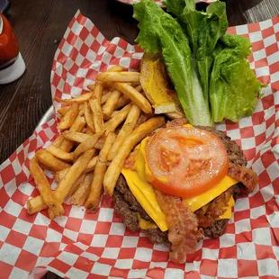 Double bacon burger