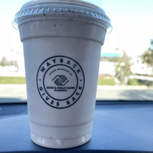 Coffee milkshake. 8/10.