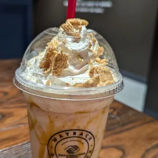 Cinnamon toast crunch milkshake