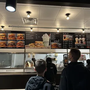 Inside menu