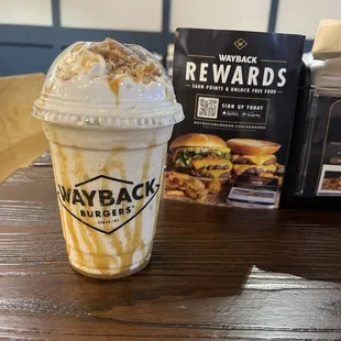Cinnamon toast crunch milkshake