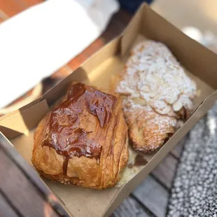 Ham &amp; Cheese Croissant &amp; Almond Croissant