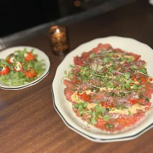 Stuffed peppers  + Wygu beef carpaccio