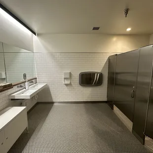 Clean women's restroom