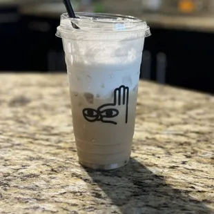 Large Iced Luck of the Irish with Oat Milk