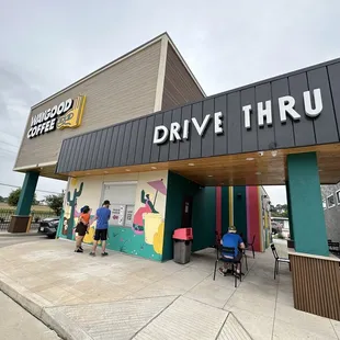 a drive thru coffeehouse