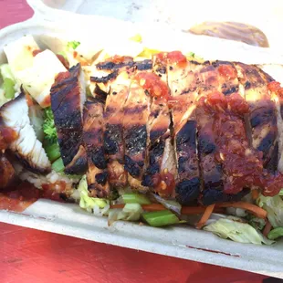 Chicken teriyaki with vegetables