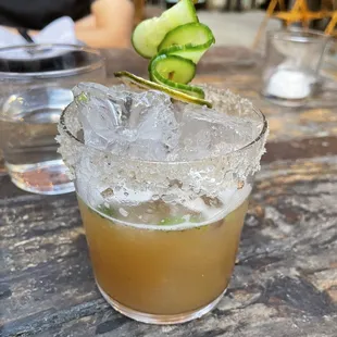 The land of smiles drink (so good, but I've made it tricky to drink)