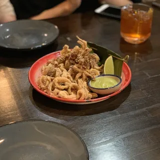 Pla Muk Tod (Fried Calamari)