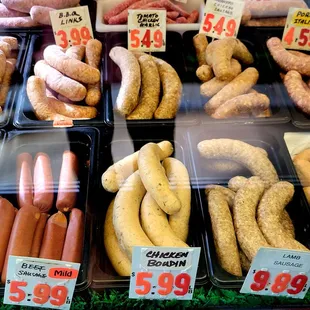 They make their own sausages