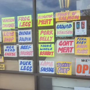 Variety of Eclectic Meats