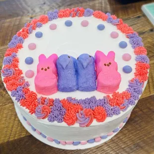 Ice cream cake - peeps