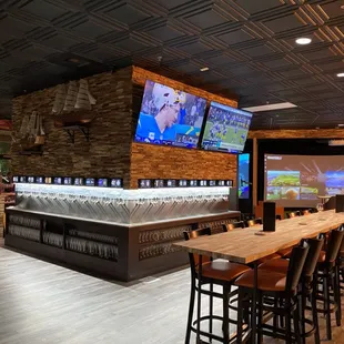 Self pour beer taps