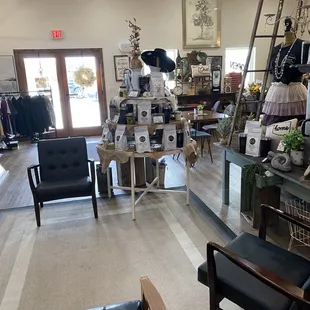 the inside of a store