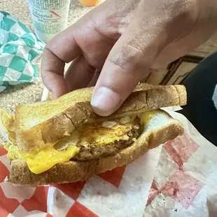 Sausage Egg &amp; Cheese Sandwich