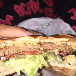 Sissy burger!! Oh yeah!!