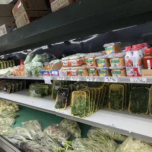 a woman shopping in a grocery store