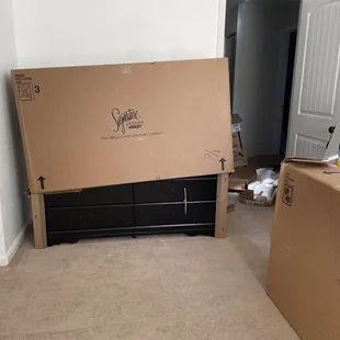 Incorrect dresser (1st delivery)