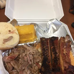 Pork and baby back ribs