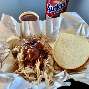 Smoked Pulled Pork Sandwich