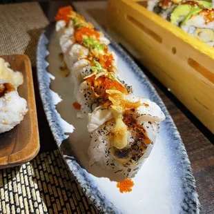 Double Hamachi Roll