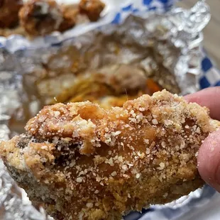 Yummy Chicken Hairs, it's cool though, the manager Chris says so.