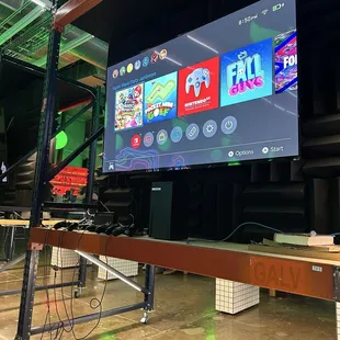 Our gaming set up for 4