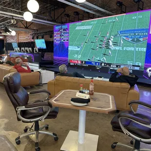 Great place to watch football!