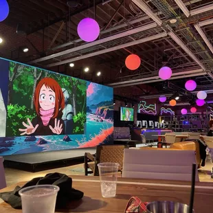 interior, sushi and sashimi