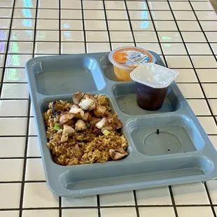 Kids chicken fried rice