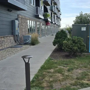 Walk down the path on the side of the building to find Waypoint Public House