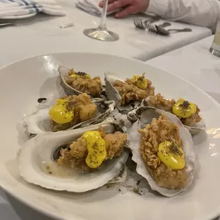 Fried oysters