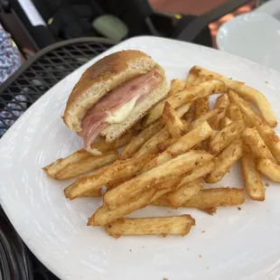 Ham and cheese sandwich