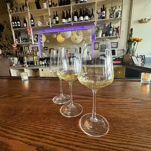White wine flight