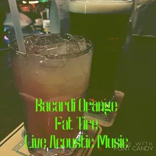 Nice live acoustic music tonight &amp; very helpful bartender